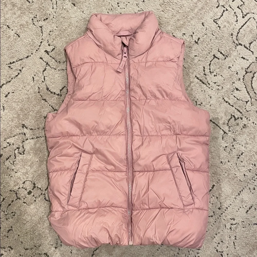 Old Navy Pink Puffer Vest for Kids